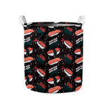 Japanese Sushi Pattern Print Collapsible Laundry Basket