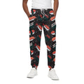 Japanese Sushi Pattern Print Cotton Sweatpants