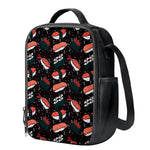 Japanese Sushi Pattern Print Crossbody Lunch Bag