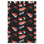 Japanese Sushi Pattern Print Curtain