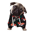 Japanese Sushi Pattern Print Dog Zip Up Hoodie