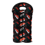 Japanese Sushi Pattern Print Double Neoprene Wine Tote