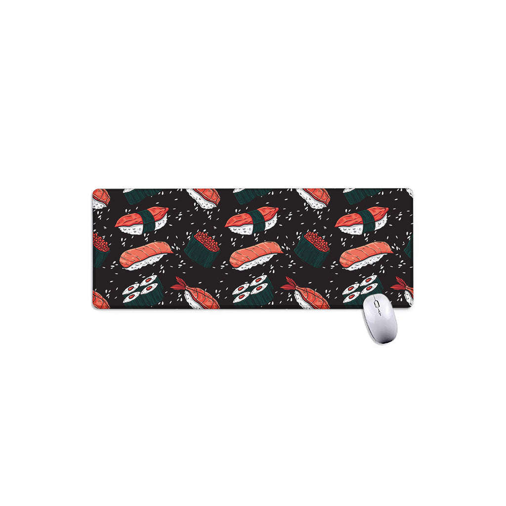 Japanese Sushi Pattern Print Extended Mouse Pad