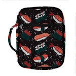 Japanese Sushi Pattern Print Front Pocket Bible Bag