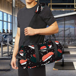 Japanese Sushi Pattern Print Gym Bag