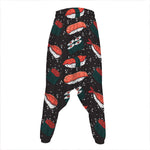 Japanese Sushi Pattern Print Hammer Pants
