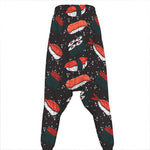 Japanese Sushi Pattern Print Hammer Pants
