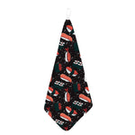 Japanese Sushi Pattern Print Hand Towel