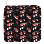 Japanese Sushi Pattern Print Hand Towel