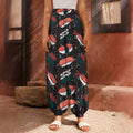 Japanese Sushi Pattern Print Harem Pants