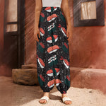 Japanese Sushi Pattern Print Harem Pants