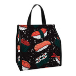 Japanese Sushi Pattern Print Insulated Lunch Tote