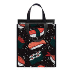 Japanese Sushi Pattern Print Insulated Lunch Tote