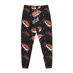 Japanese Sushi Pattern Print Jogger Pants