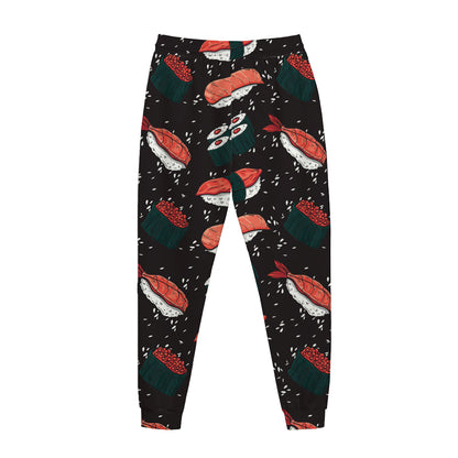 Japanese Sushi Pattern Print Jogger Pants
