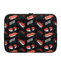 Japanese Sushi Pattern Print Laptop Sleeve