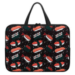 Japanese Sushi Pattern Print Laptop Sleeve With Handle