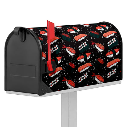 Japanese Sushi Pattern Print Mailbox Cover