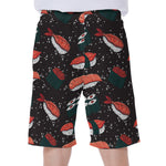 Japanese Sushi Pattern Print Men's Beach Shorts