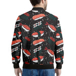Japanese Sushi Pattern Print Men's Bomber Jacket