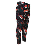 Japanese Sushi Pattern Print Men's Compression Pants