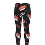 Japanese Sushi Pattern Print Men's leggings