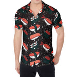 Japanese Sushi Pattern Print Men's Shirt