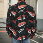 Japanese Sushi Pattern Print Men's Shirt Jacket