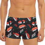 Japanese Sushi Pattern Print Men's Short Boxer Briefs