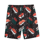 Japanese Sushi Pattern Print Men's Sports Shorts