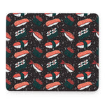 Japanese Sushi Pattern Print Mouse Pad