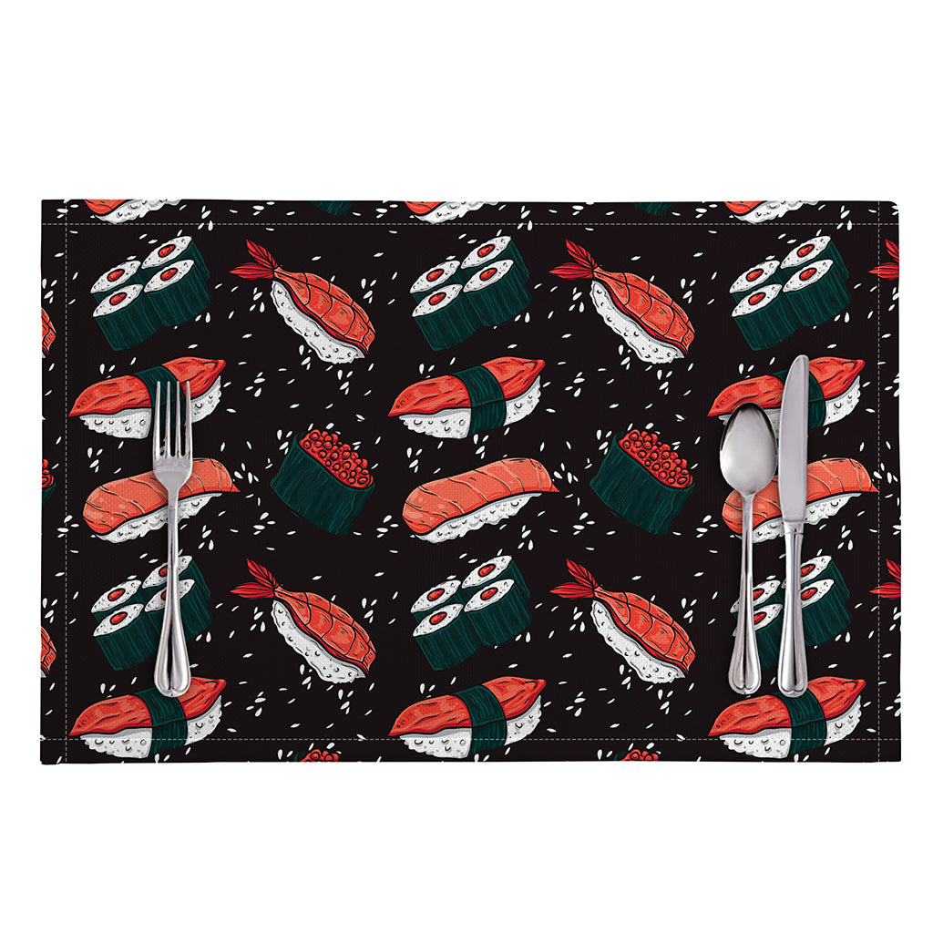 Japanese Sushi Pattern Print Placemat
