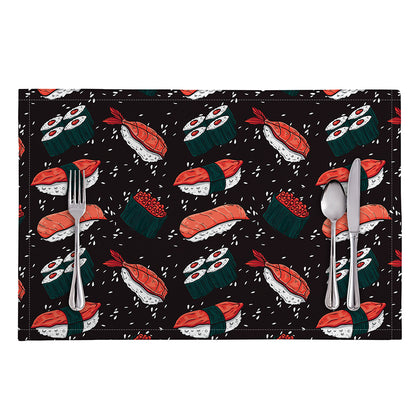 Japanese Sushi Pattern Print Placemat
