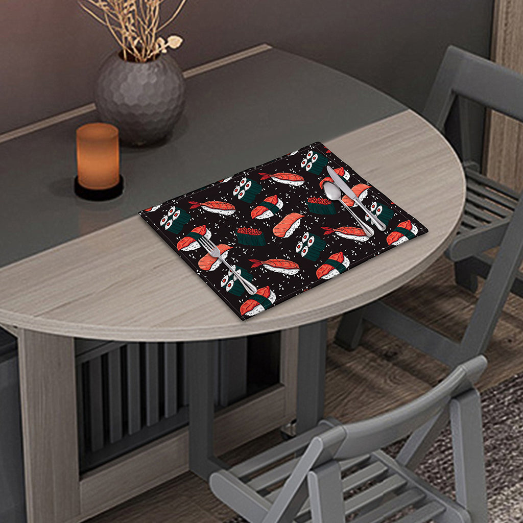 Japanese Sushi Pattern Print Placemat