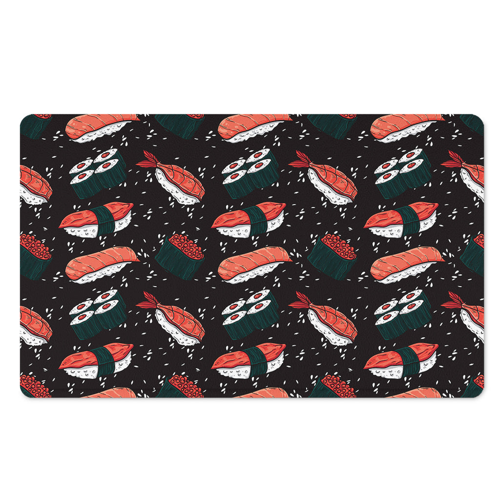 Japanese Sushi Pattern Print Polyester Doormat