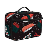 Japanese Sushi Pattern Print Portable Lunch Bag