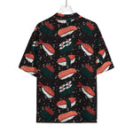 Japanese Sushi Pattern Print Rayon Hawaiian Shirt