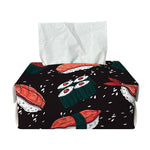 Japanese Sushi Pattern Print Rectangle Tissue Box Cover