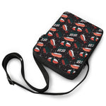 Japanese Sushi Pattern Print Rectangular Crossbody Bag
