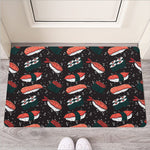 Japanese Sushi Pattern Print Rubber Doormat