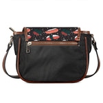 Japanese Sushi Pattern Print Saddle Bag