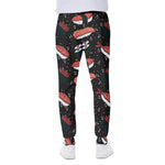 Japanese Sushi Pattern Print Scuba Joggers