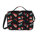 Japanese Sushi Pattern Print Shoulder Strap Bible Bag
