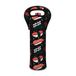Japanese Sushi Pattern Print Single Neoprene Wine Tote