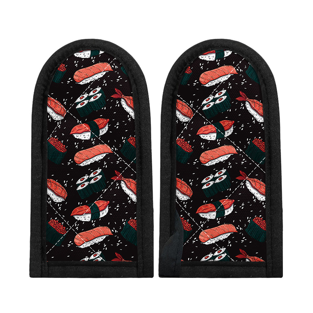 Japanese Sushi Pattern Print Skillet Handle Cover