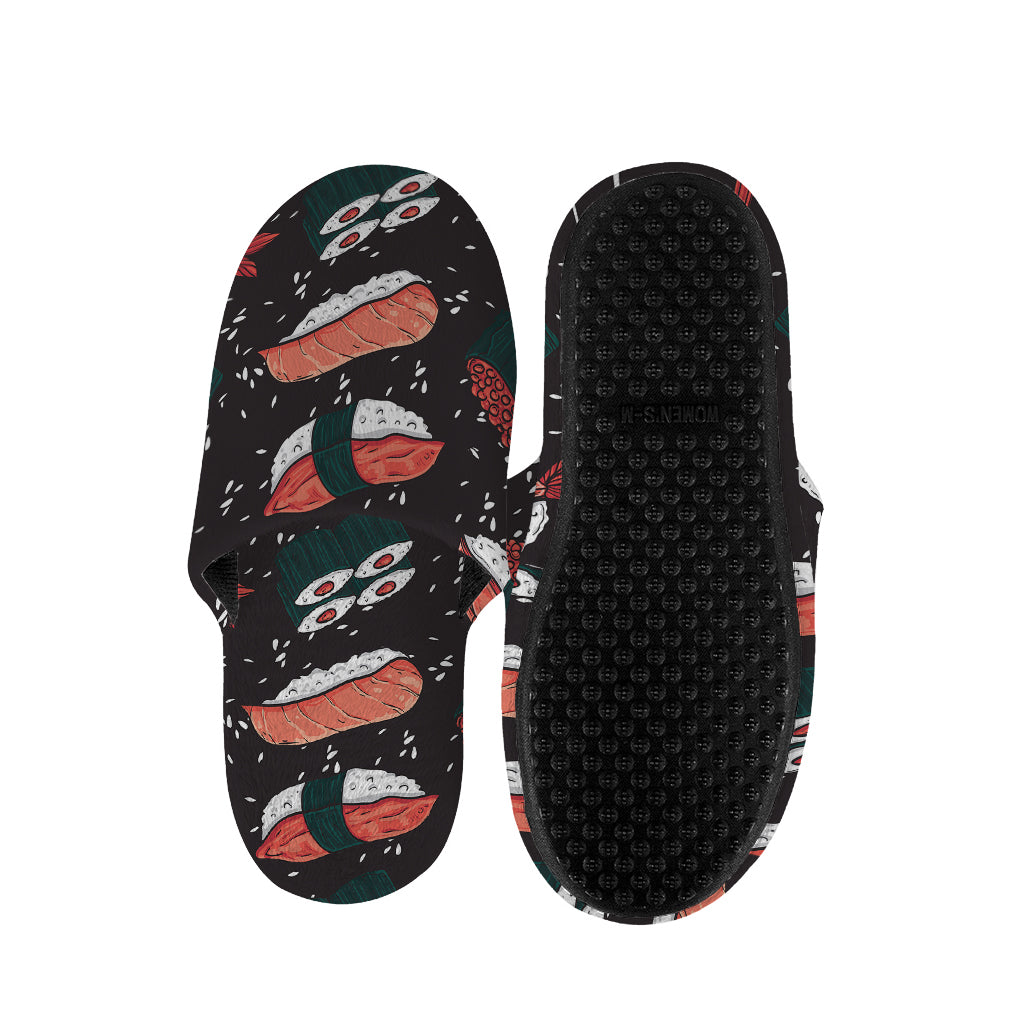 Japanese Sushi Pattern Print Slippers