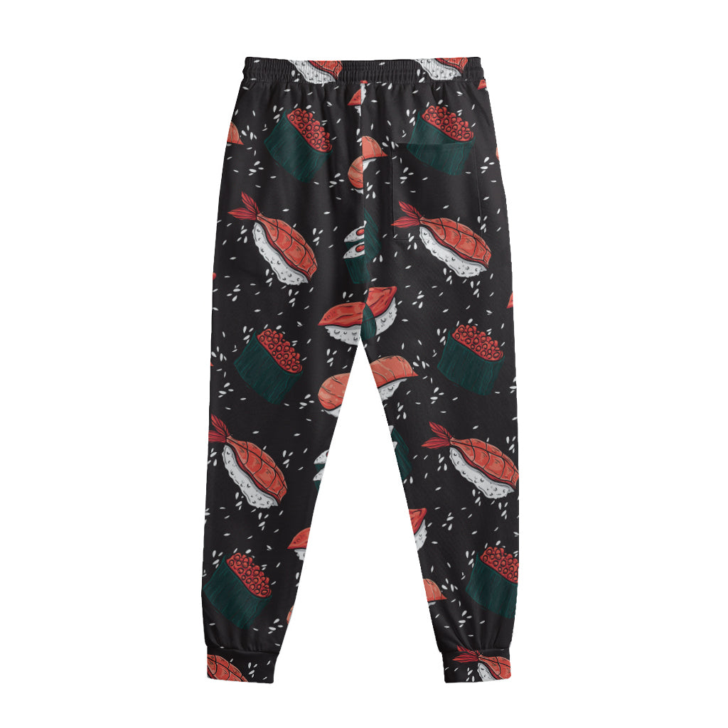 Japanese Sushi Pattern Print Sweatpants