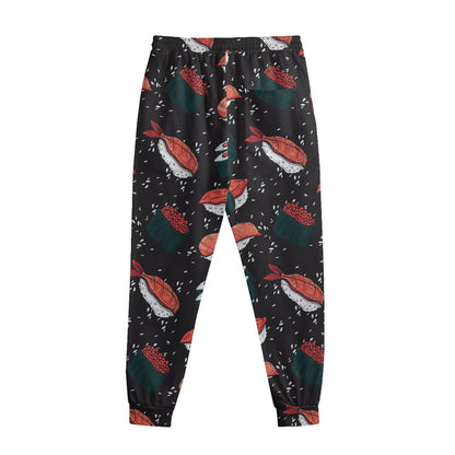 Japanese Sushi Pattern Print Sweatpants