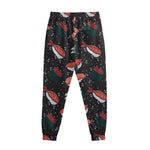 Japanese Sushi Pattern Print Sweatpants