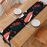 Japanese Sushi Pattern Print Table Runner